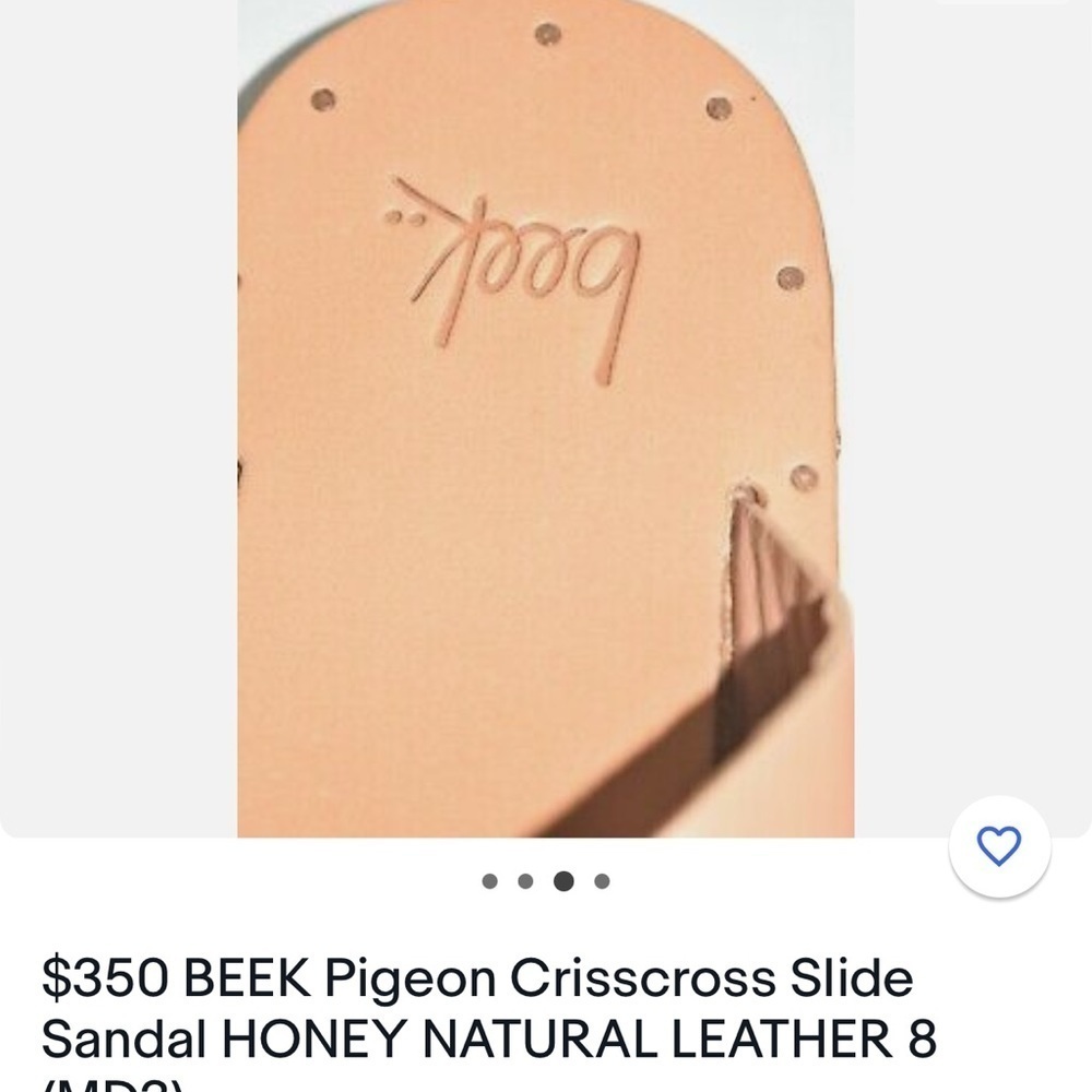 Beek Pigeon Criss Cross sandals - Picture 4 of 6